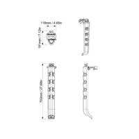 Quick-Access Rod Storage for Switch Pontoon