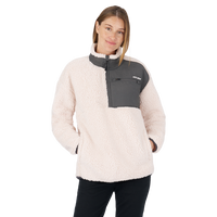 Ski-Doo Women's 1/4 zip Sherpa Fleece