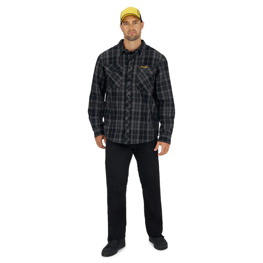 Ski-Doo Men's Plaid Bonded Overshirt