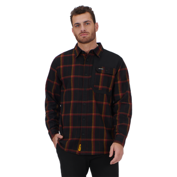 Ski-Doo Men's Plaid Flannel Shirt