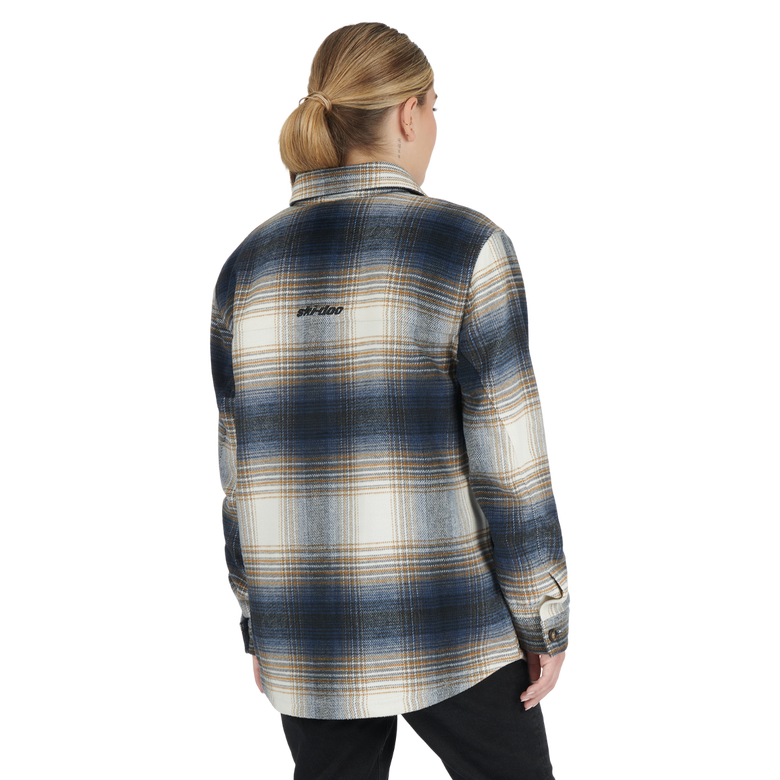 Ski-Doo Ladies Lifestyle Plaid Overshirt