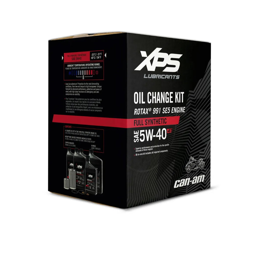 XPS 4T 5W-40 Full Synthetic Oil Change Kit for Rotax 991 (SE5) engine