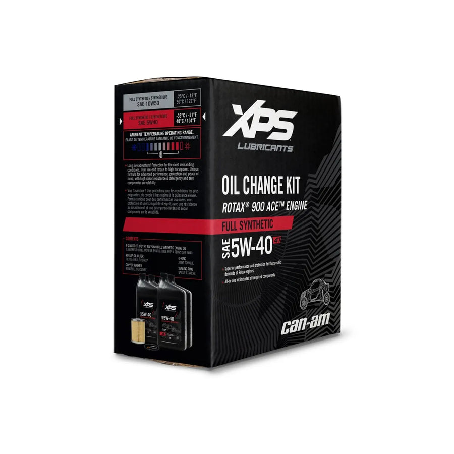 Can-Am XPS 4T 5W-40 Full Synthetic Oil Change Kit for Rotax 900 ACE engine
