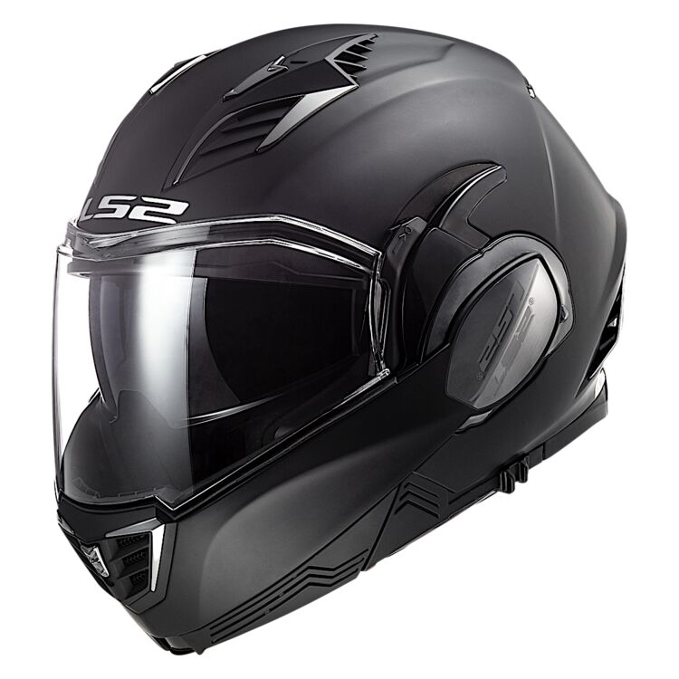 LS2 Valiant II Blackout Modular Helmet - Matte Black