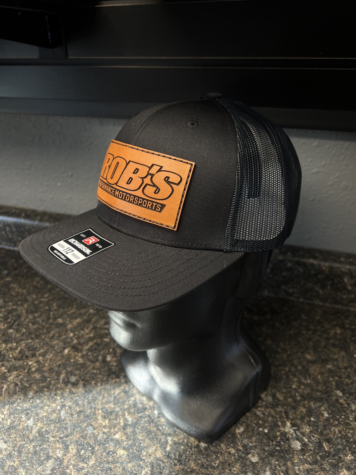 Rob's Black Trucker Hat